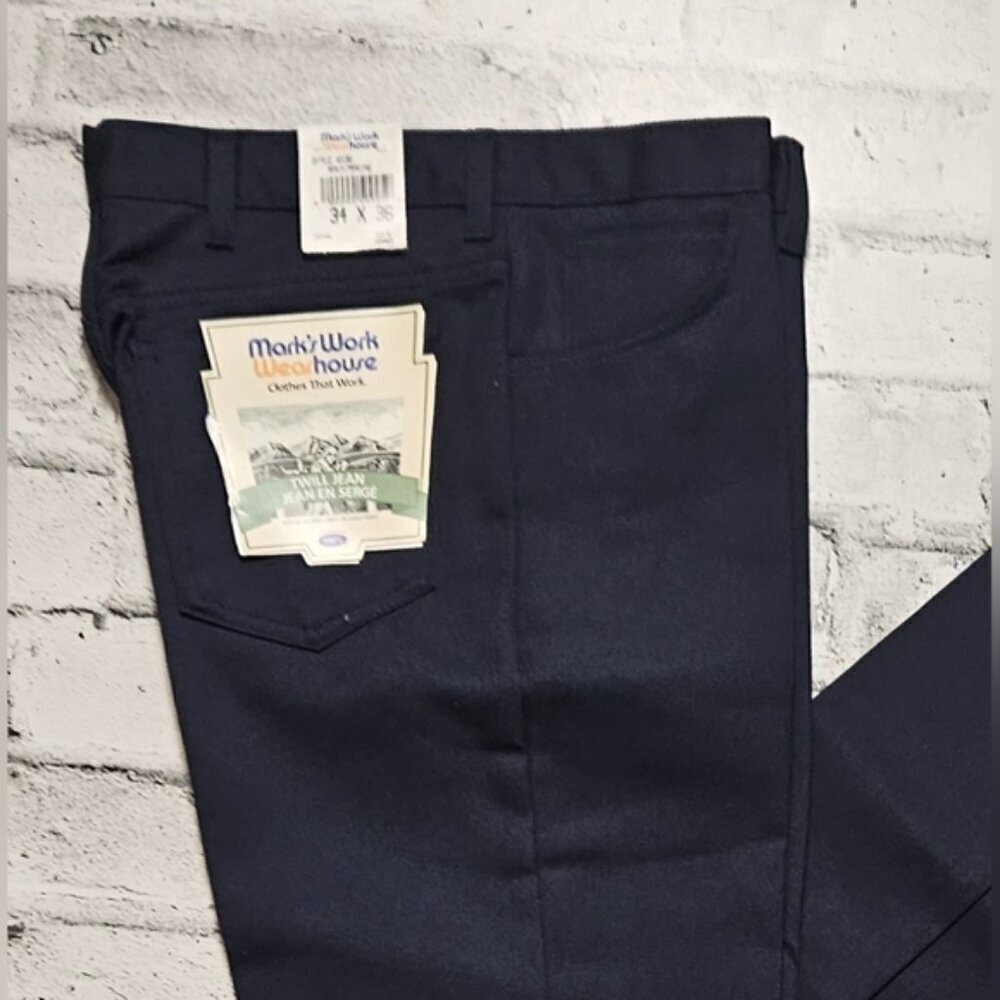 Vintage 90's Mark's Work Wearhouse Twill Work Pants NWT - Picture 2 of 14
